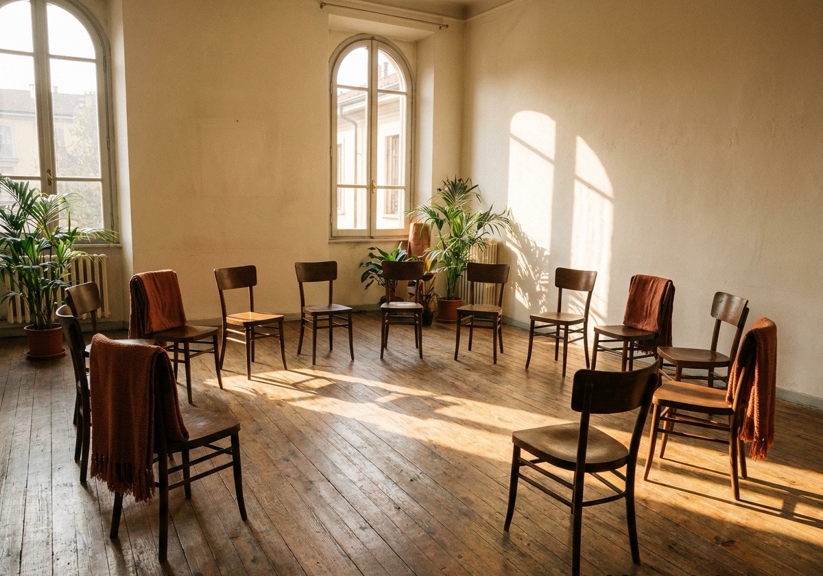 La sala dell'Istituto IPSO a Milano